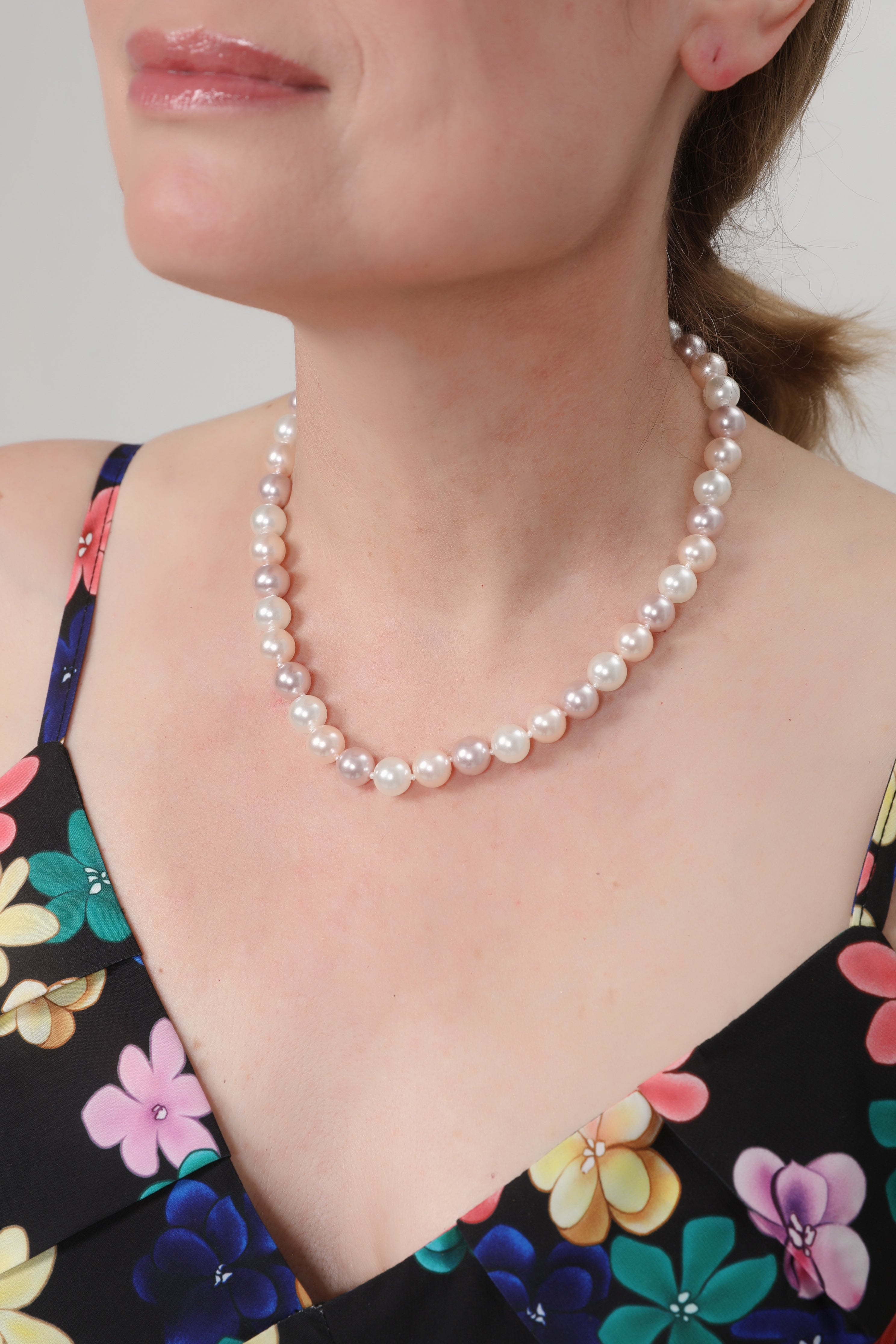 Coloured Pearl Necklace