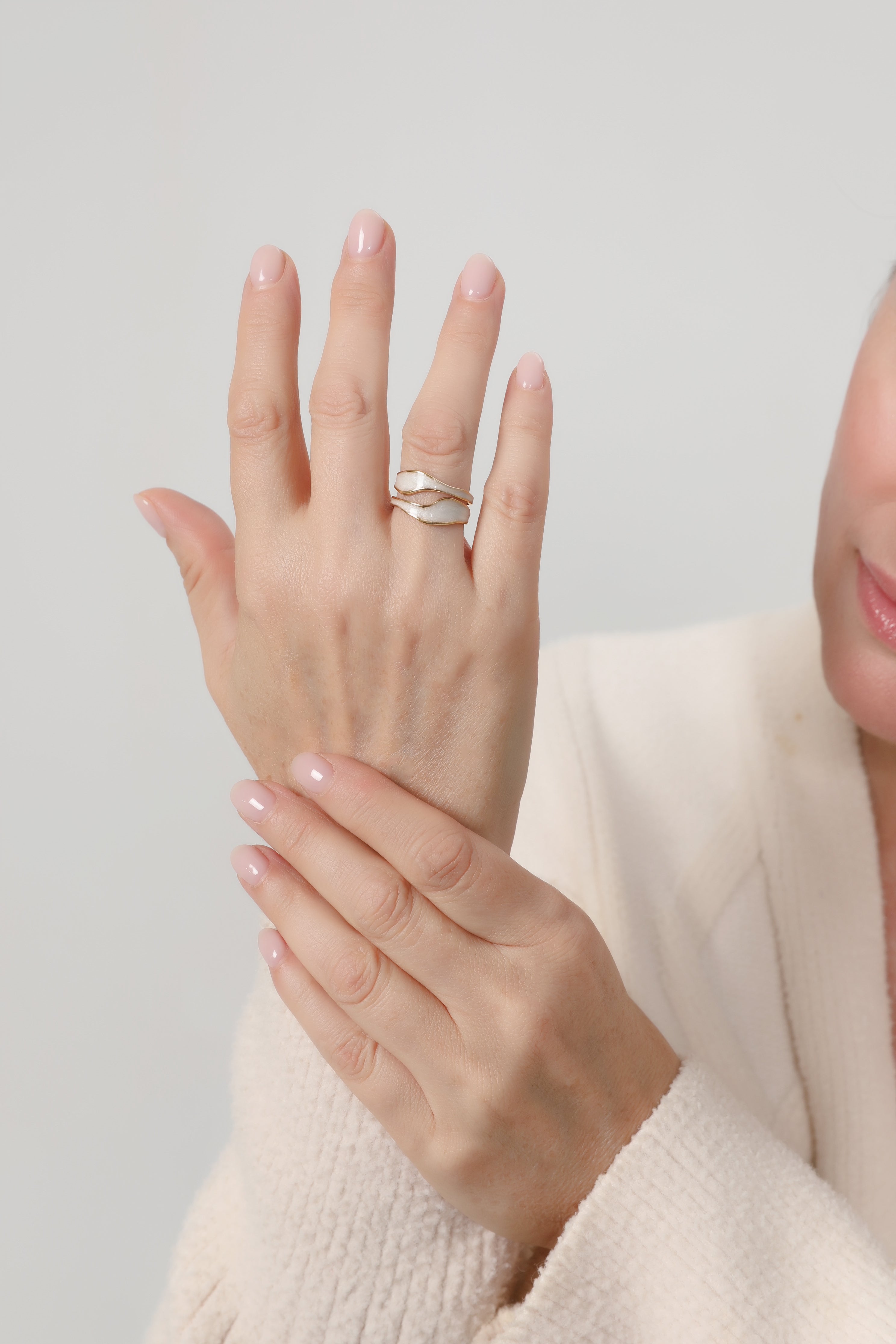 Vintage White Gold Ring