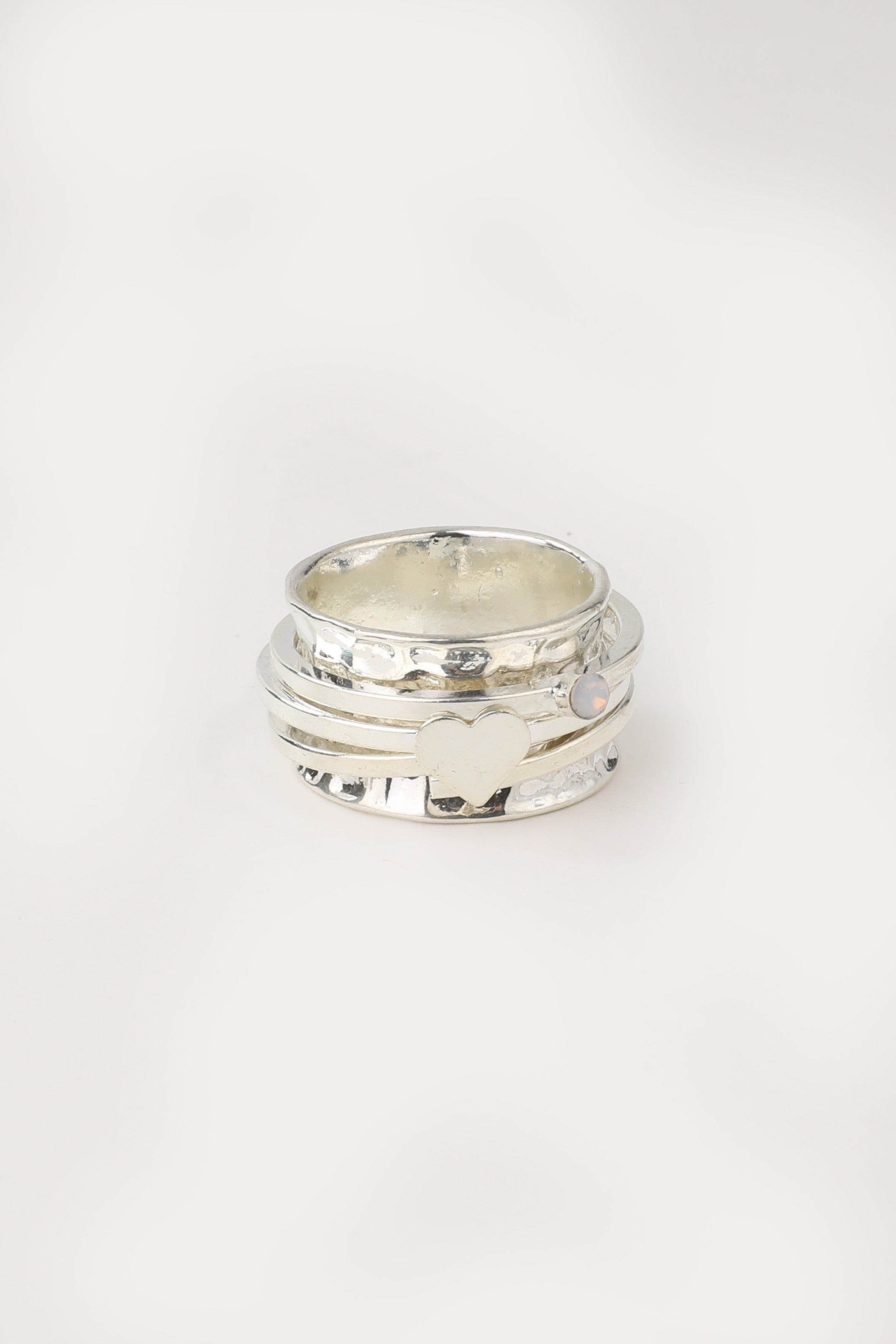 Spinner Heart Ring