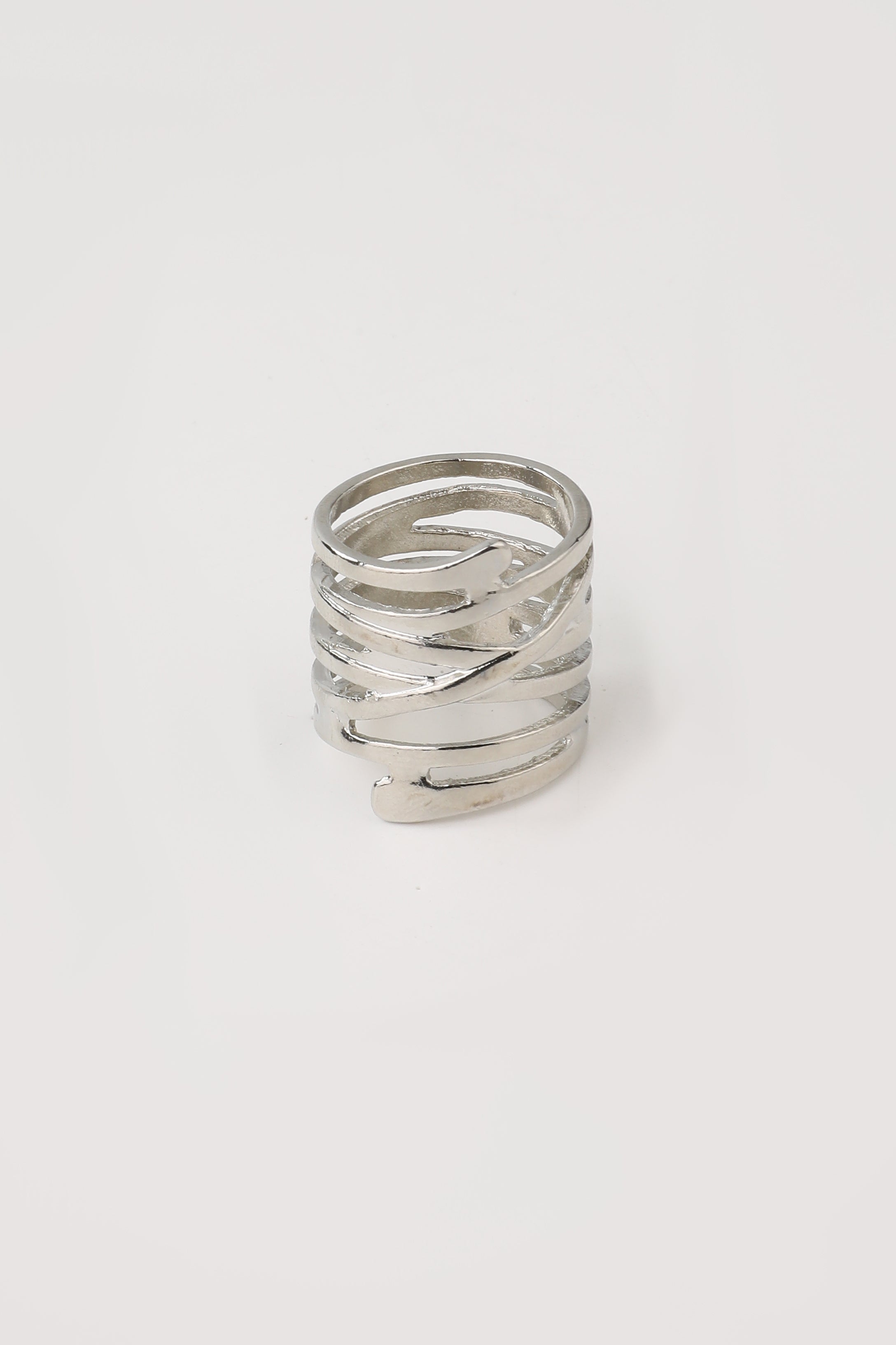 Vintage Thick Layer Silver Ring