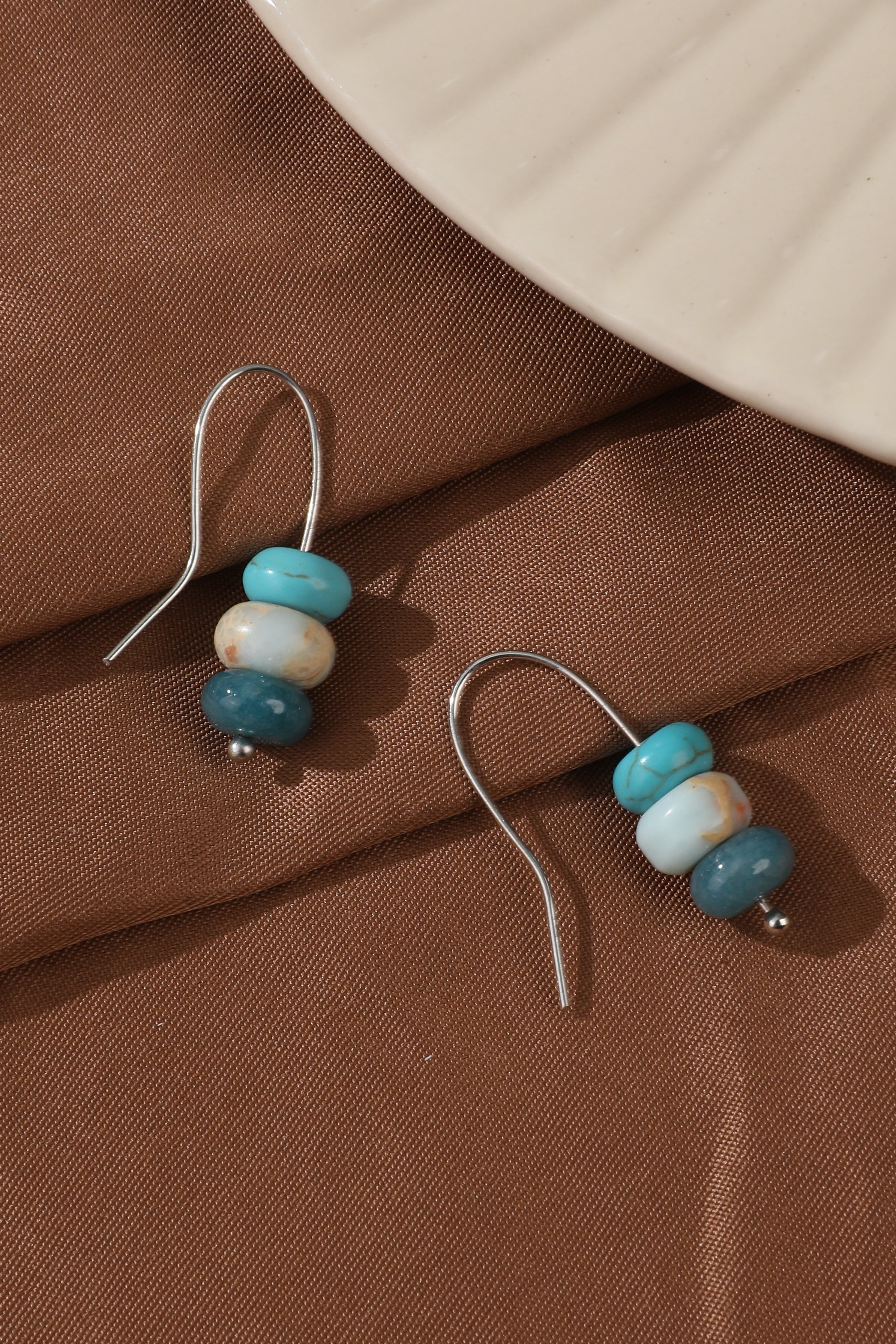 Turquoise Beaded Earrings