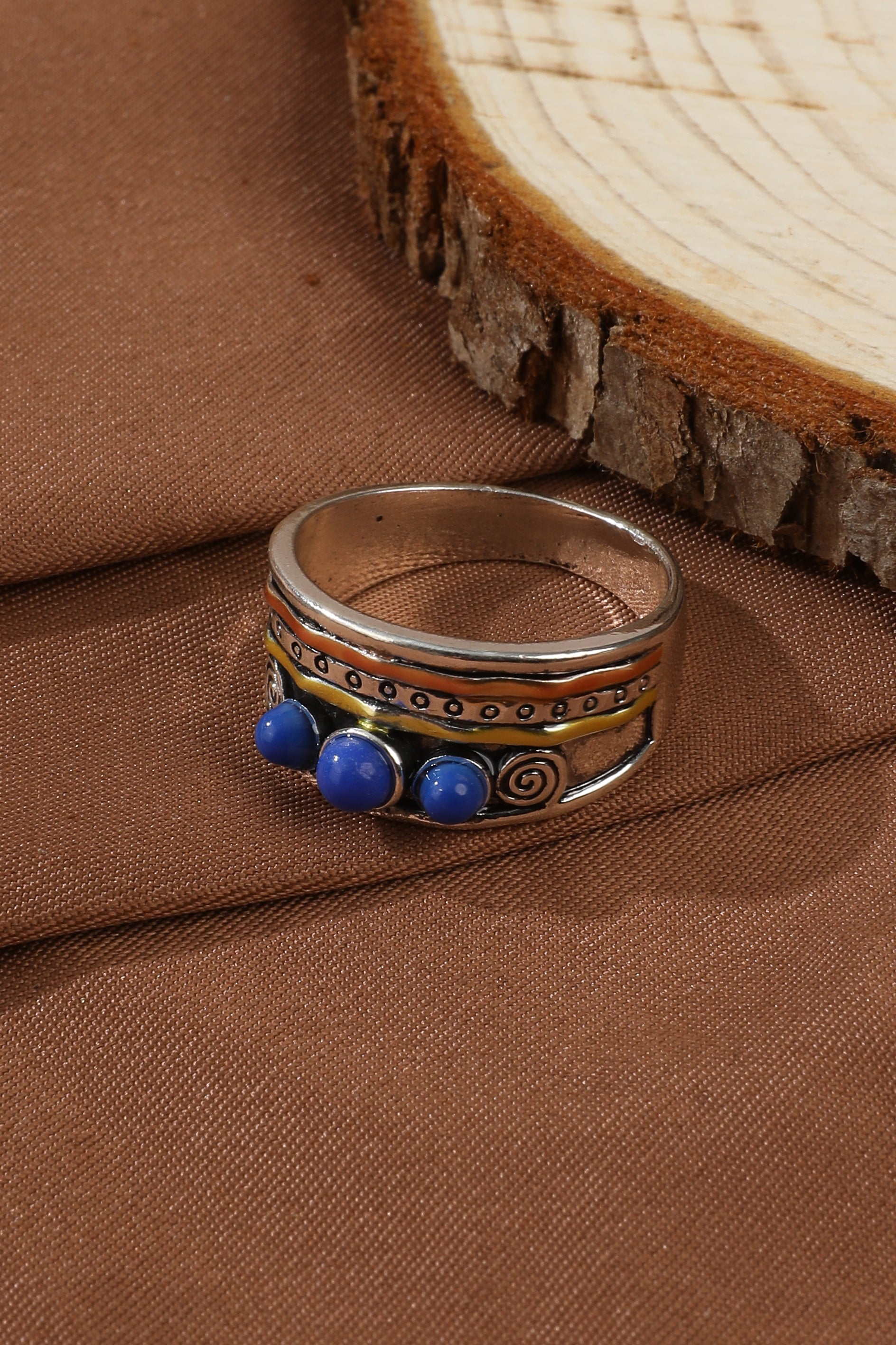 Bohemian Sapphire Meditation Ring