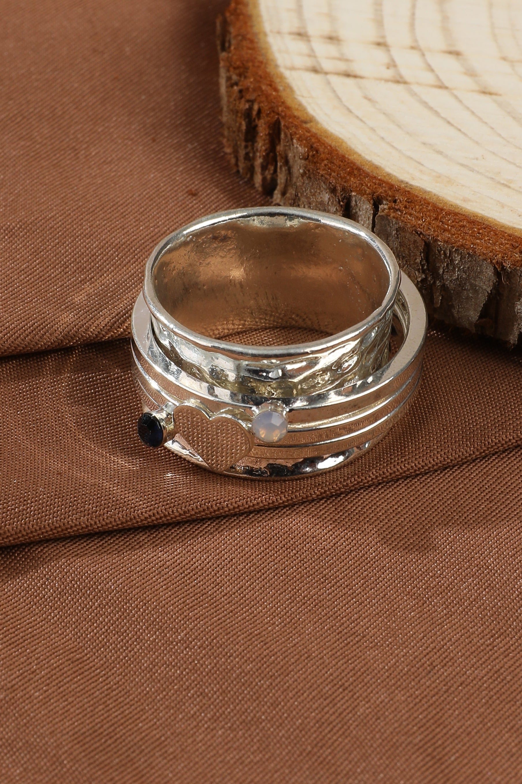 Spinner Heart Ring