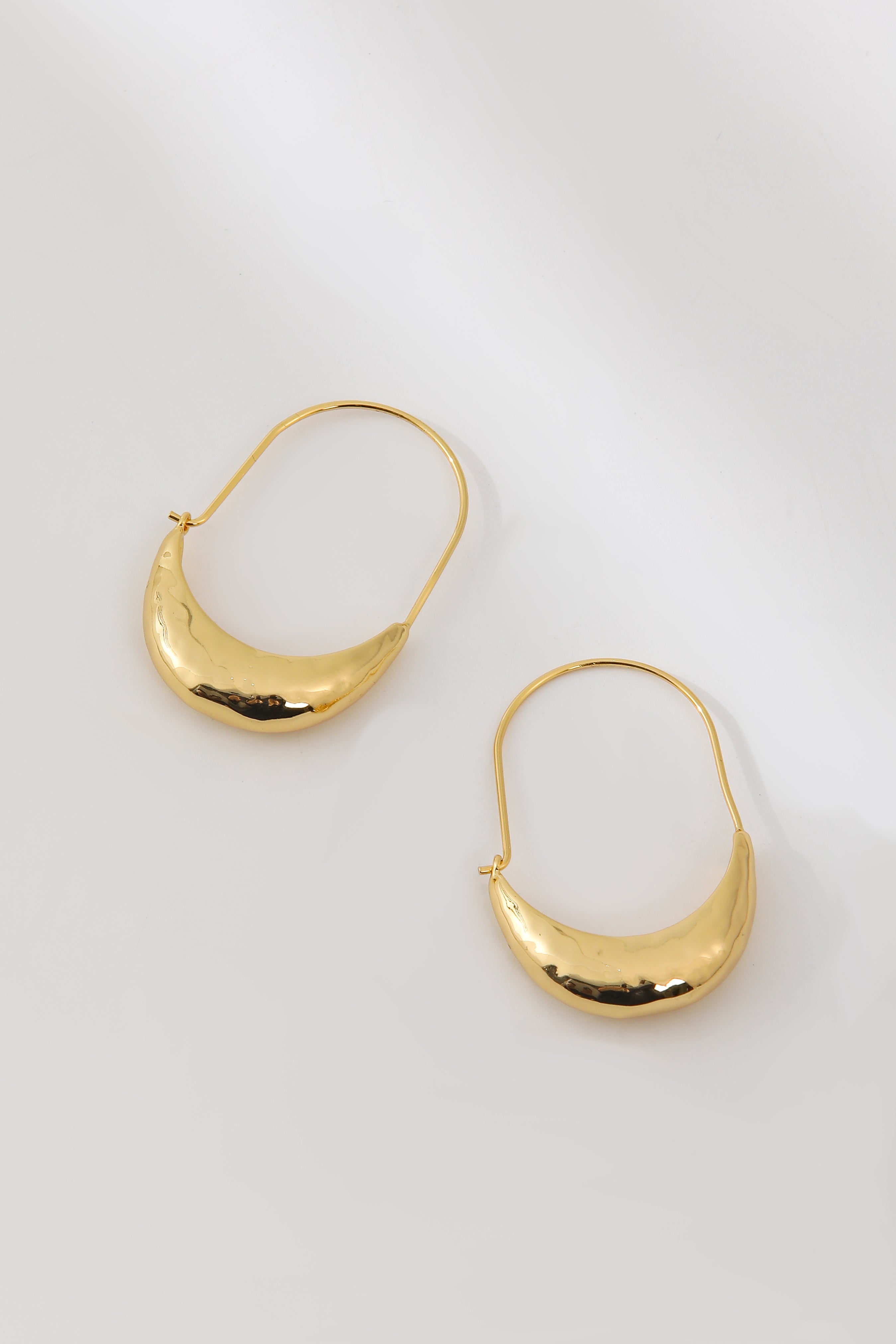 Vintage Golden Basket Earrings