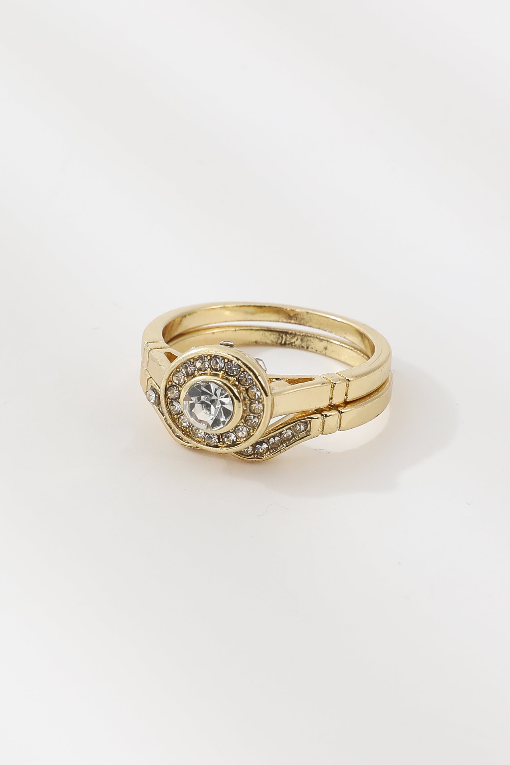 Vintage Gold & Zirconia Ring Pack