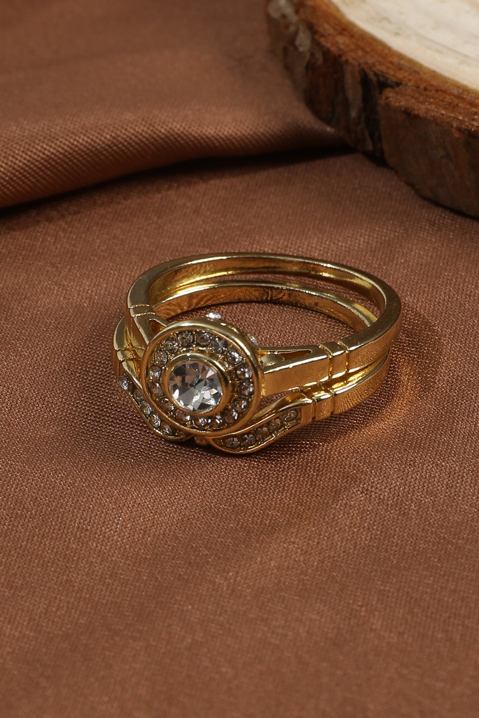 Vintage Gold & Zirconia Ring Pack